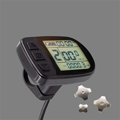 자전거 디스플레이 버튼 - 금속 돔